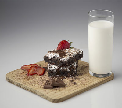 brownies-and-milk